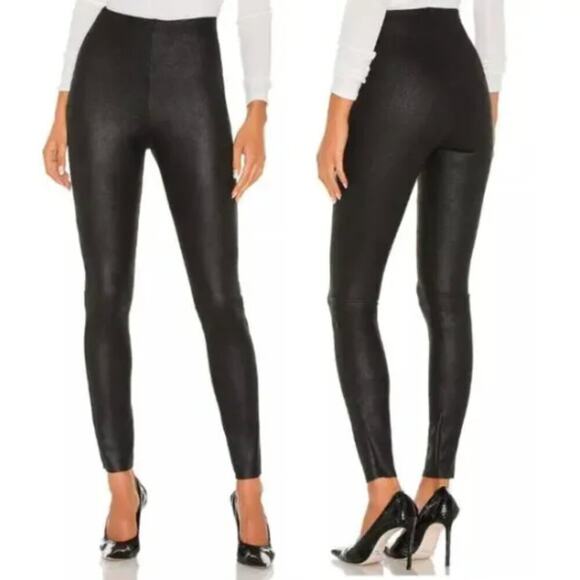 NWT Commando Women's Faux Suede Legging Black Size M - Picture 1 of 7